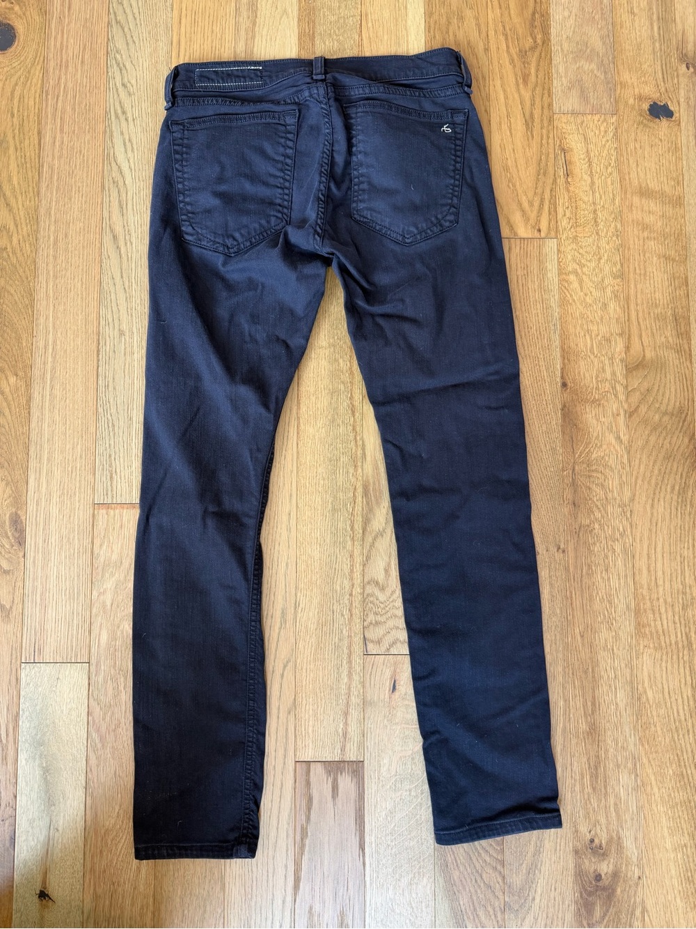 rag & bone The Dre Women’s Black Low Rise Slim Jeans Size 25